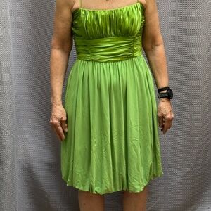 Cocktail Dress, bright green, Size 8